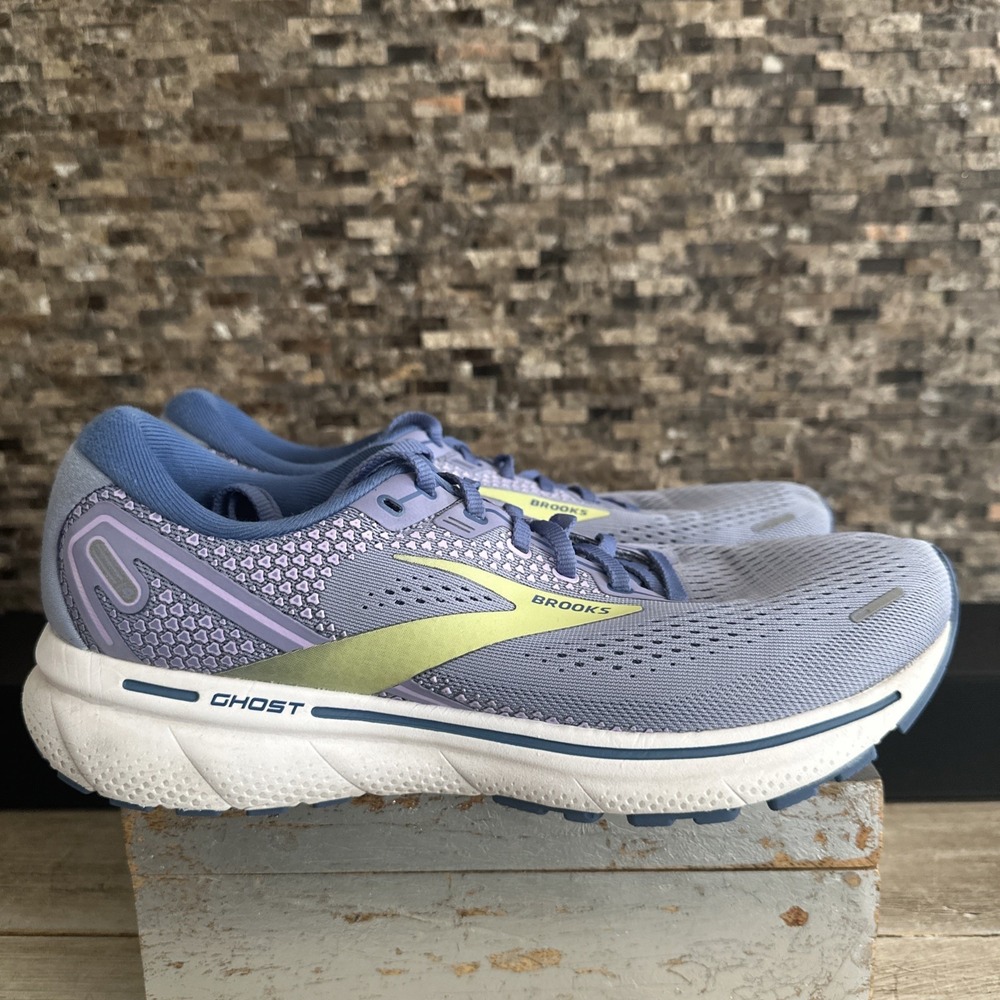Brooks Ghost 14 Purple Impression Lace Up Running Shoes 1203561B544 Womens Sz 10